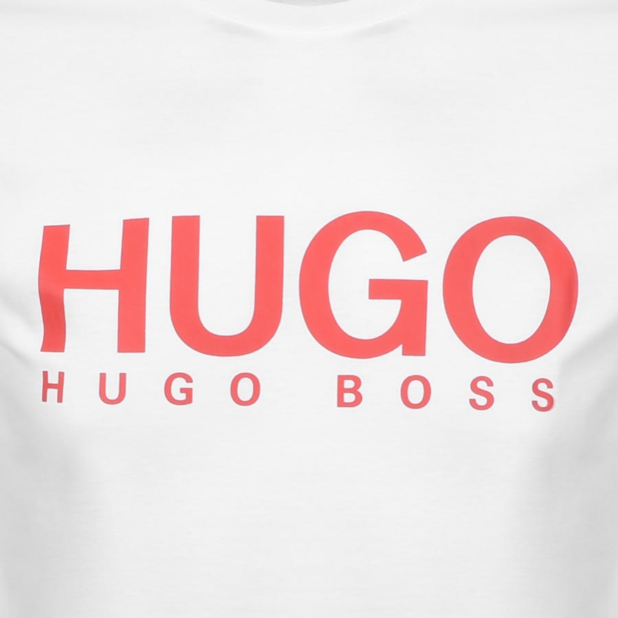 Alternative Image for ProductHUGO Dolive Crew Neck T Shirt White3
